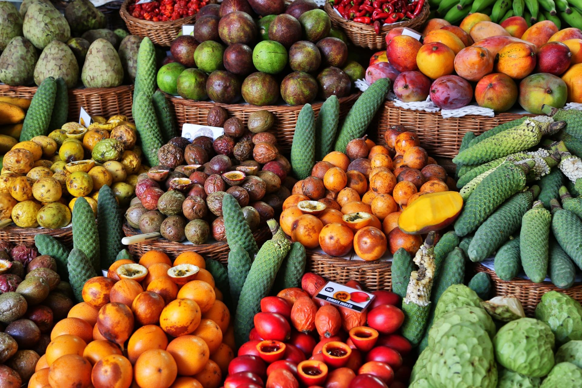 Fruits tropicaux de Madère